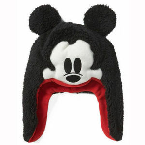 Baby Gap NEW Disney Mickey Mouse Plush Trapper Hat XS/S